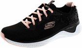 Skechers Solar Fuse Radiant Sun z.wart sneakers dames (13327 BKPK)