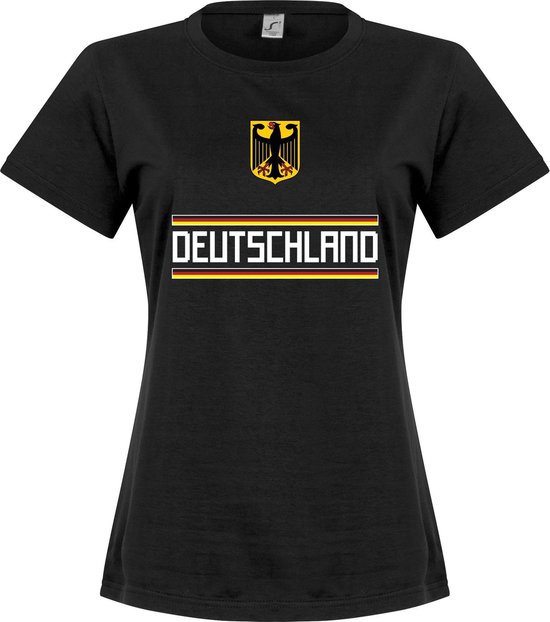 Duitsland Dames Team T-Shirt - Zwart  - M