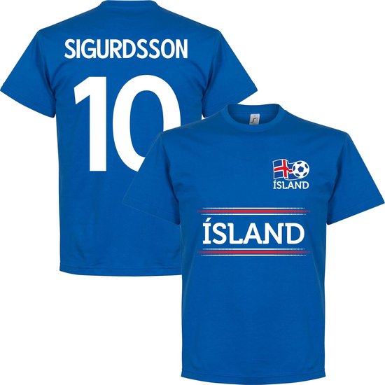 Ijsland Sigurdsson 10 Team T-Shirt - XL