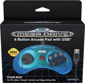 Just for Games RETROBIT Gamepad geschikt voor Mac,Nintendo Switch,PC,Playstation 3 USB -  Blauw