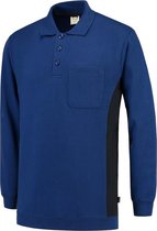 Tricorp polosweater Bi-Color - Workwear - 302001 - koningsblauw-navy - maat XXXL