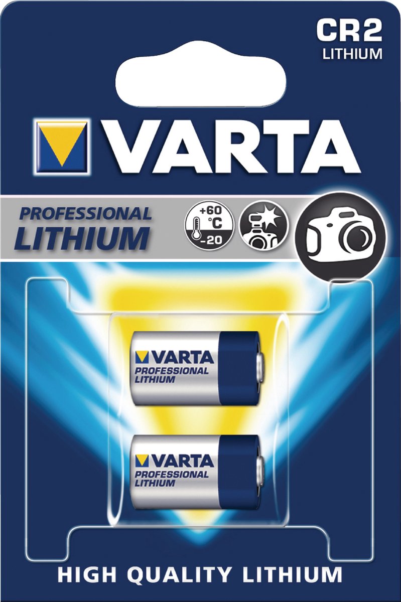 Varta Lithium Batterij CR2 3 V 2-Blister