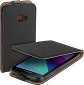 Pearlycase Eco Flipcase Cover Zwart Hoesje voor Samsung Galaxy Xcover 4s