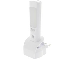 foto van Nedis LED Oriëntatielicht en Zaklamp – Nachtlamp – Oplaadbaar – Bewegingssensor – 37 lm – 3 m Bereik