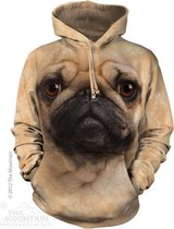 Hoodie Pug Face XXL