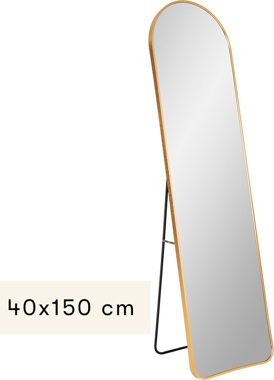 Staande Spiegel 40 x 150 cm Nessa Goud