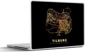 Laptop sticker - 14 inch - Tilburg - Stadskaart - Kaart - Plattegrond - Nederland - 32x5x23x5cm - Laptopstickers - Laptop skin - Cover