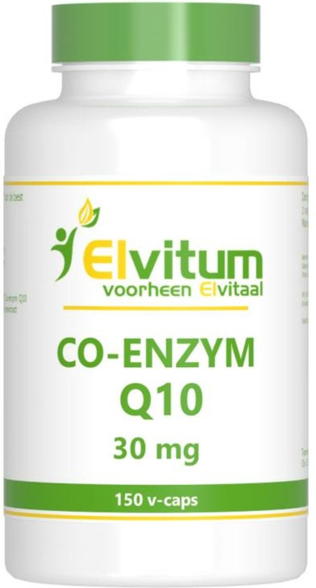 Foto: Elvitaal co enzym q10 30 mg 150 capsules voedingssupplement