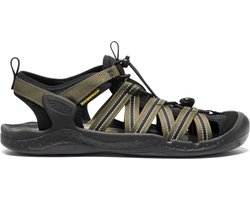Keen - Drift Creek H2 Heren Outdoor Sandalen Dark Olive/Black - Maat 41