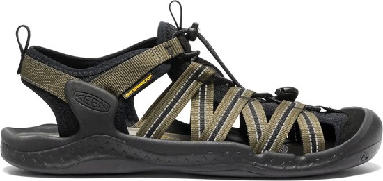 Keen Drift Creek H2 Heren Outdoor Sandalen Dark Olive/Black | Groen | Polyester |