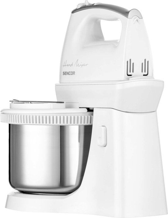Sencor SHM 6206SS mixer Handmixer 500 W Roestvrijstaal, Wit van Sencor — afbeelding 4