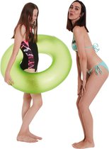 Neon groene opblaasbare zwemband - 76 cm - zwemringen - waterspeelgoed