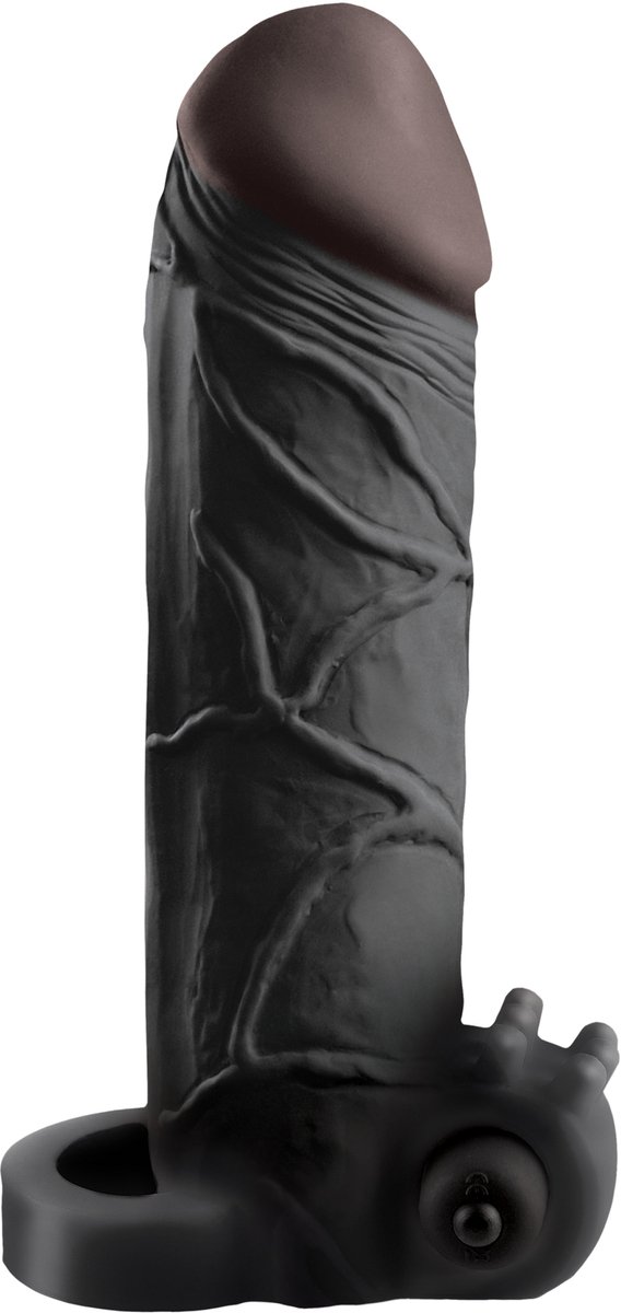 Goedkoopste Fantasy X-tensions - Vibrerende penissleeve - Zwart - Altijd Garantie