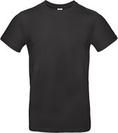 B & C #E190 T-Shirt Black 2XL