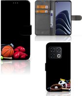 GSM Hoesje OnePlus 10 Pro Bookcover Ontwerpen Voetbal, Tennis, Boxing… Sports