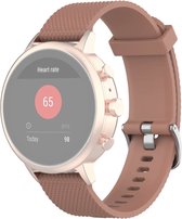 Siliconen bandje - geschikt voor Fossil Gen 5E / Gen 6 / Fossil Female modellen - bruin