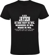 T-shirt homme Jayden | cadeau d'anniversaire | cadeau d'anniversaire | drôle | anniversaire | cadeau | Noir
