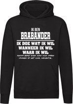 Brabander | verjaardagkado | verjaardag kado | cadeau | grappig | jarig | Brabant | Unisex | Trui | Sweater | Hoodie | Capuchon | Zwart