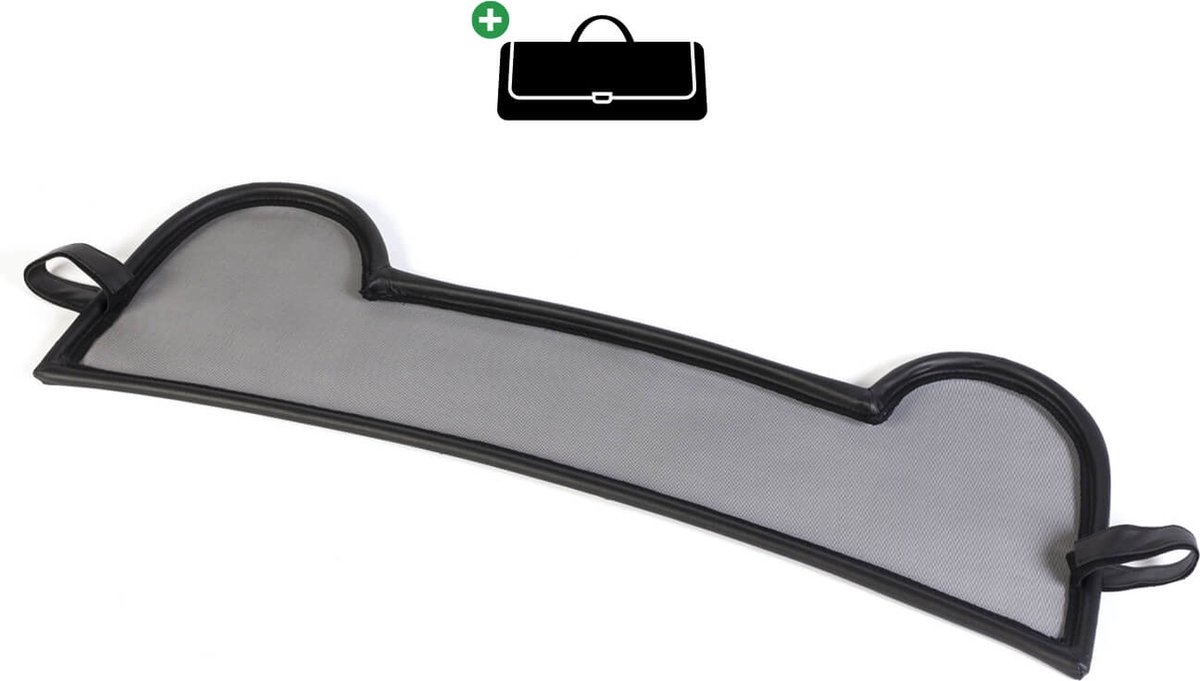Windscherm Audi TT Roadster 8J | 2006-2014 | incl. luxe opbergtas | Zwart