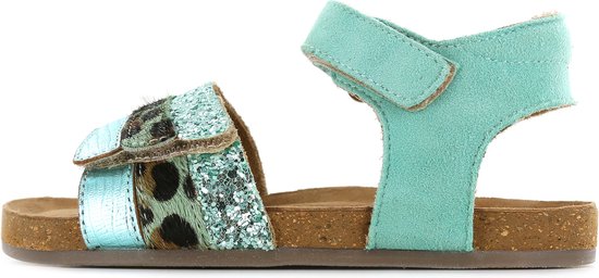 Sandalen | Meisjes | Green Leopardo | Leer | Shoesme |