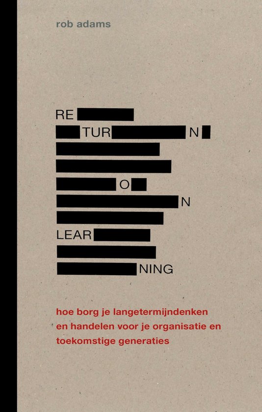 Return on learning - cover