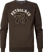 Petrol Industries - Heren Crewneck sweater - Bruin - Maat M