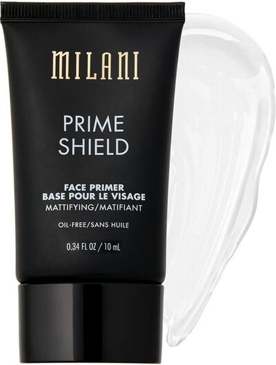 Milani - Travel Size - Face Primer - Mattifying - Oil Free - 901 Prime Shield - Mini Gezichtsprimer - Make-Up Primer - Transparant - 10 ml