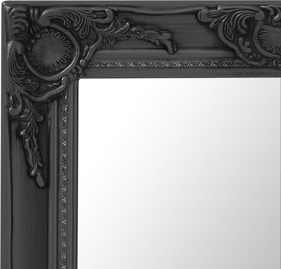 vidaXL Wandspiegel Barok Stijl - 50x40 cm - Zilverkl