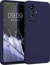 kwmobile telefoonhoesje geschikt voor Xiaomi 11T / 11T Pro - Hoesje voor smartphone - Back cover in deep ocean