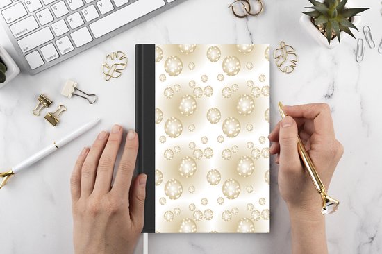 Cahier - Cahier d'écriture - Boules de Noël - Hiver - Motifs - Noël - Cahier - Format A5 - Bloc-notes - Noël - Cadeau - Cadeau de Noël homme, femme et enfant