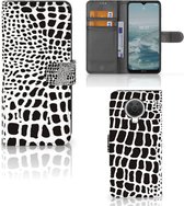 Bookcase Nokia G10 | G20 Telefoon Hoesje Slangenprint