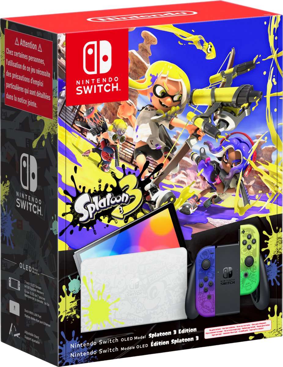 Nintendo Switch OLED - Splatoon 3 editie | bol.com