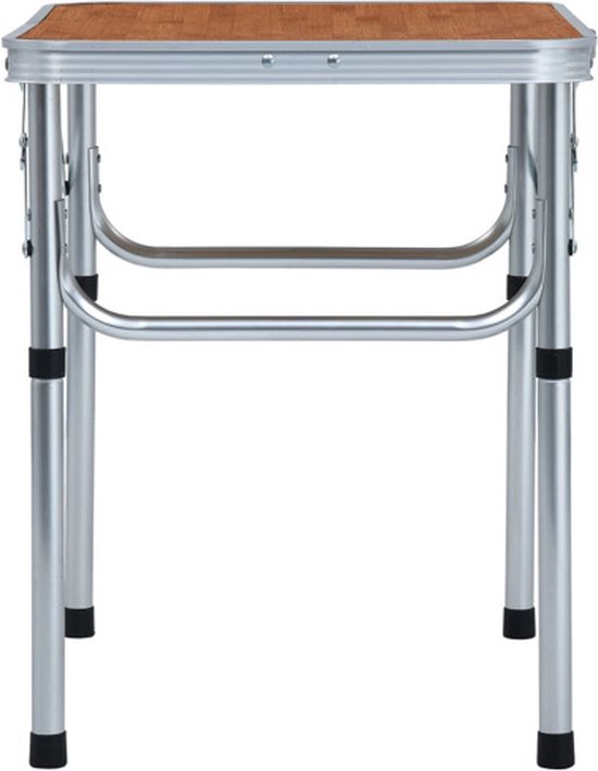 vidaXL - Campingtafel - inklapbaar - 60x45 - cm - aluminium van Merkloos — afbeelding 5