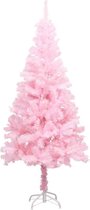 vidaXL Kunstkerstboom met standaard 150 cm PVC roze