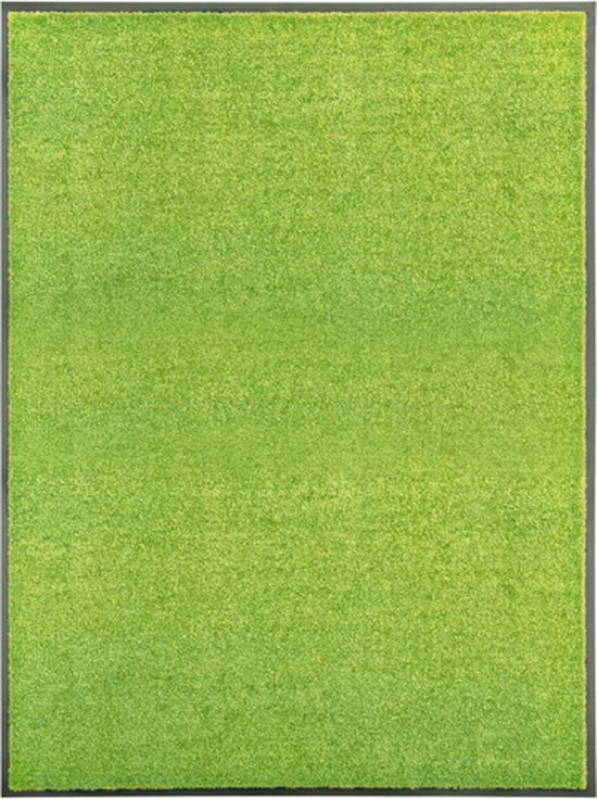 vidaXL - Deurmat - wasbaar - 90x120 - cm - groen