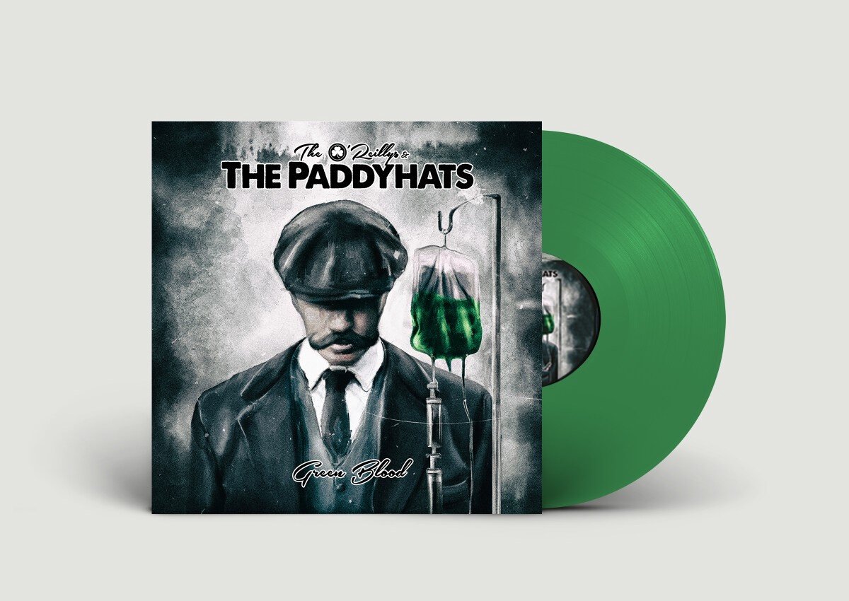 O'Reillys & The Paddyhats - Green Blood (LP) (Limited Edition) (Coloured Vinyl)