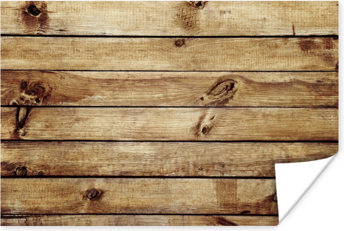 Poster Hout - Planken - Structuur - 30x20 cm