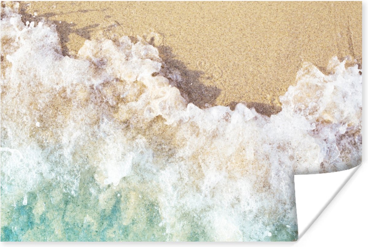 Poster Golf - Strand - Zee - Water - 90x60 cm