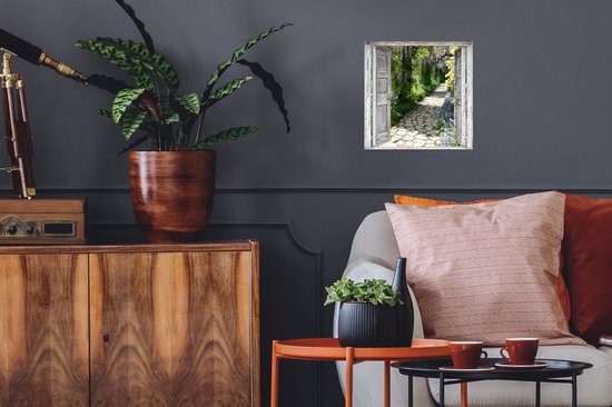 Affiche Transparente - Forêt - Pierres - Printemps - 30x30 cm