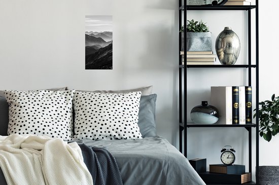 Poster Montagnes - Nature - Brouillard - 20x40 cm