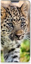 Beschermhoesje met foto Poco X4 Pro 5G Smart CoverCase Baby Luipaard