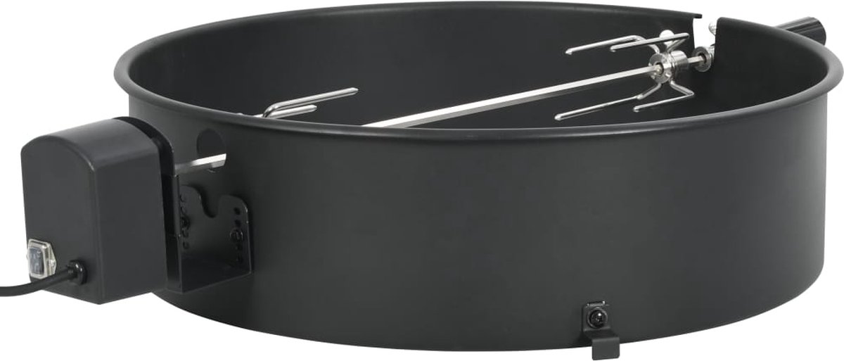 VidaLife BBQ rotisserie ring 57 cm zwart