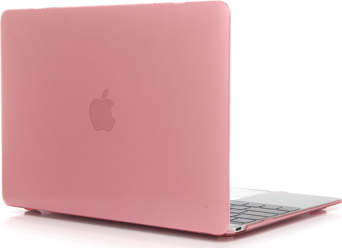 Mobigear Laptophoes geschikt voor Apple MacBook Air 13 Inch (2010-2019) Hoes Hardshell Laptopcover MacBook Case | Mobigear Glossy - Roze - Model A1369 / A1466