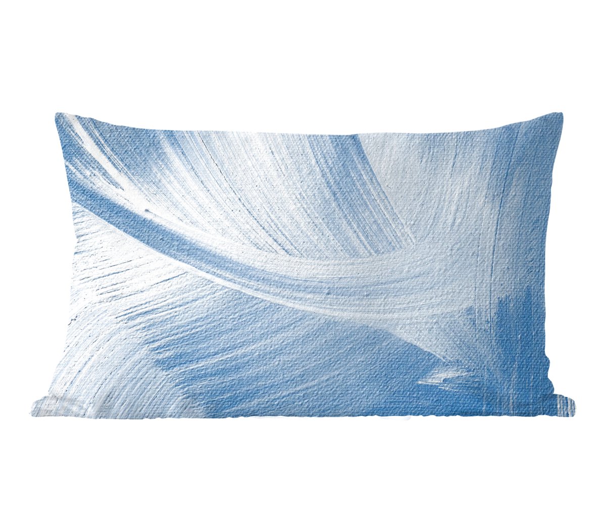Sierkussens - Kussentjes Woonkamer - 50x30 cm - Acrylverf - Blauw - Design