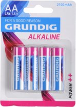 8x Batterijen LR6 AA Grundig - Penlite batterijen