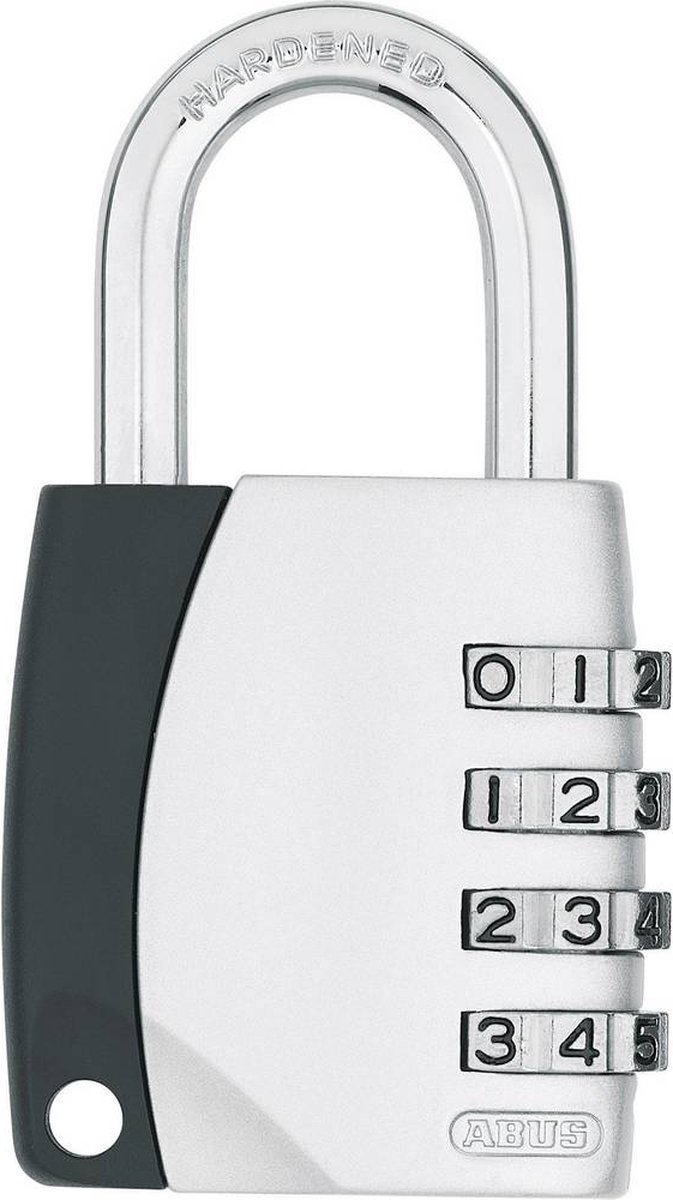 ABUS 155/40 Lucchetto A Combinazione 40 Mm: 4 Cifre Regolabili, Corpo In Zinco, Staffa In Acciaio