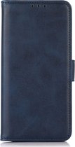 Mobigear Telefoonhoesje geschikt voor Sony Xperia 10 IV Hoesje | Mobigear Wallet Bookcase Portemonnee | Pasjeshouder voor 3 Pasjes | Telefoonhoesje voor Pinpas / OV Kaart / Rijbewijs - Blauw