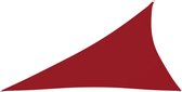 vidaXL Parasol Triangle 3 x 4 x 5 m Tissu Oxford Rouge