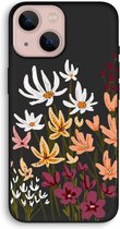 Case Company® - Hoesje geschikt voor iPhone 13 mini hoesje - Painted wildflowers - Biologisch Afbreekbaar Telefoonhoesje - Bescherming alle Kanten en Schermrand