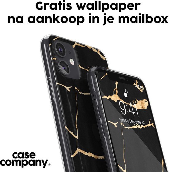 Case Company® - Coque Samsung Galaxy A51 4G - Marbre doré - Coque souple pour téléphone - Protection tous côtés et bord d'écran